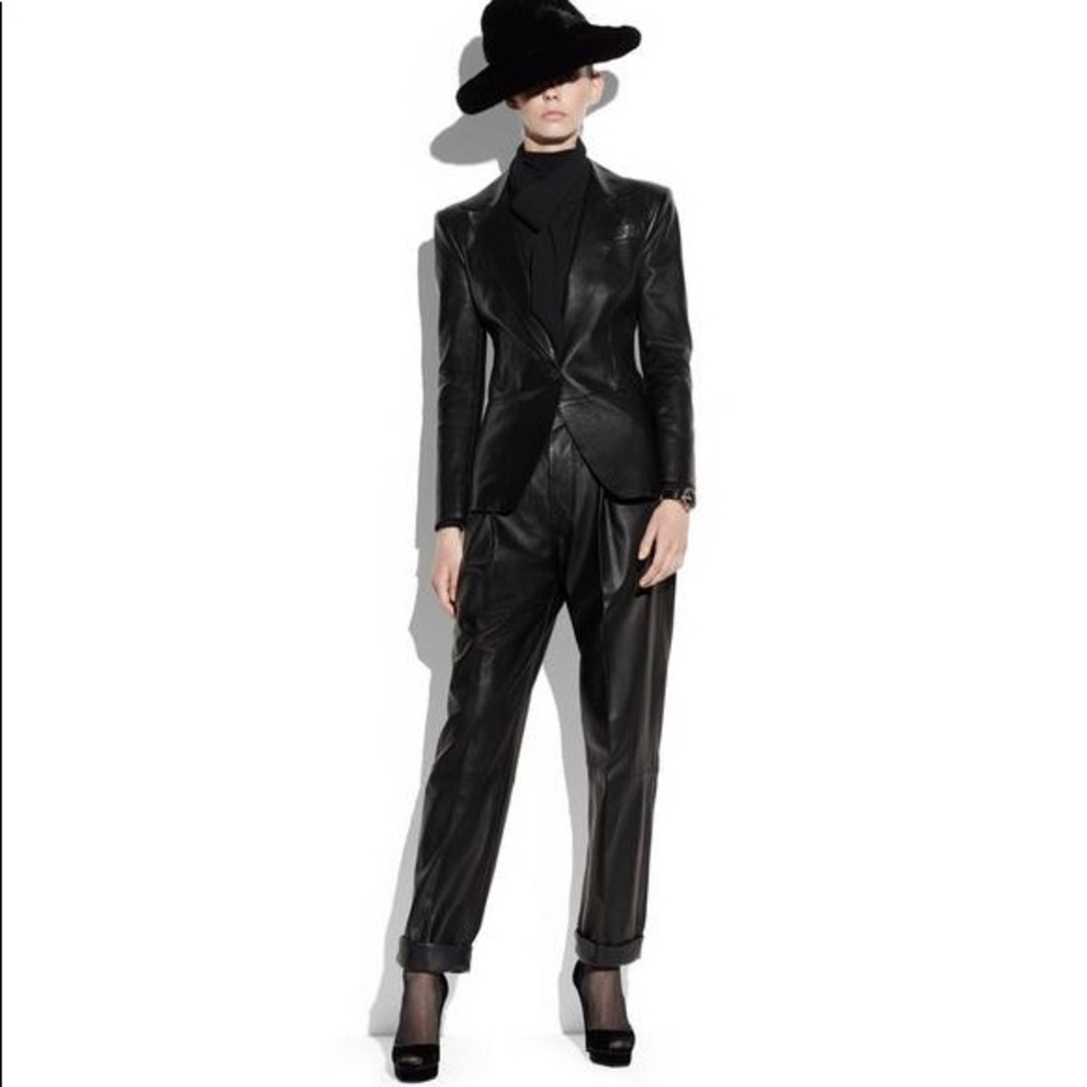 TOM FORD LEATHER PANTS.